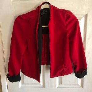 Red blazer